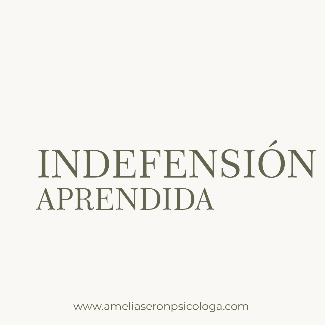 Indefensión aprendida