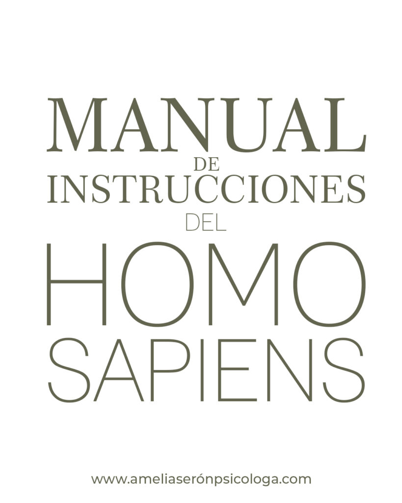 MANUAL DE INSTRUCCIONES DEL HOMO SAPIENS
